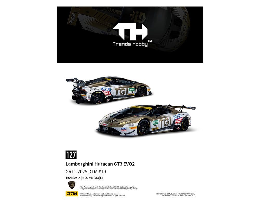 Preorder] Trends Hobby: Lamborghini Huracan GT3 EVO2 – DTM 2025