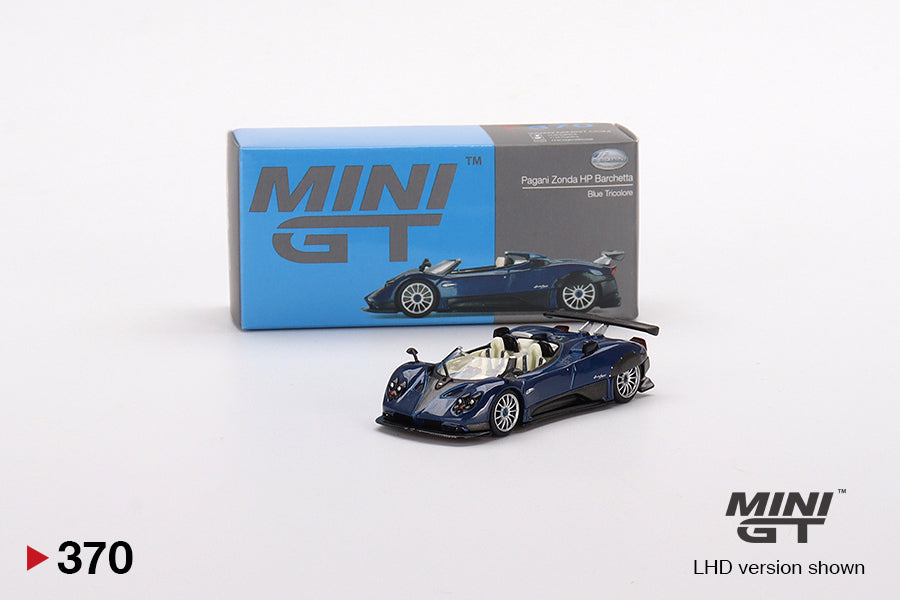 Mini GT: Pagani Zonda HP Barchetta - Blue Tricolore