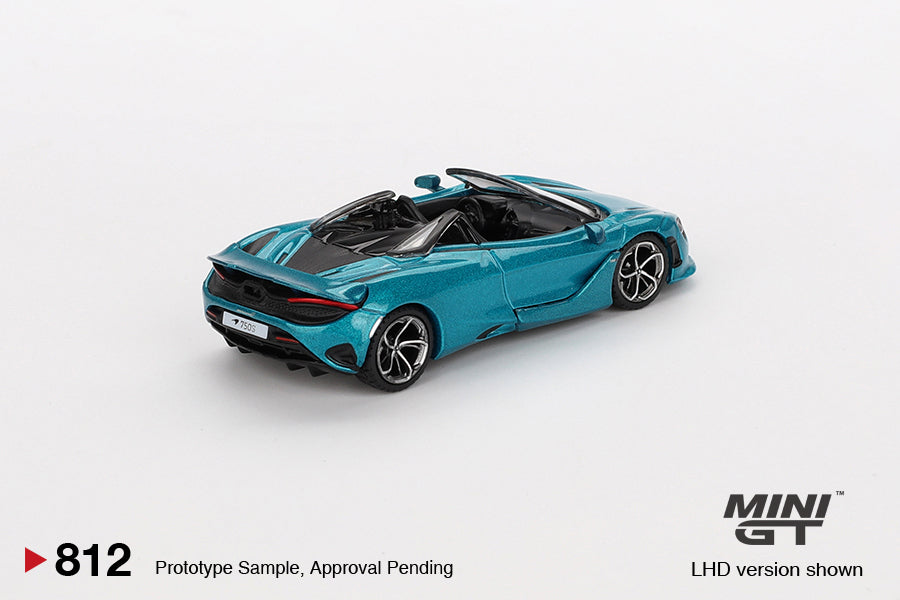 Mini GT: McLaren 750S Spider - Belize Blue