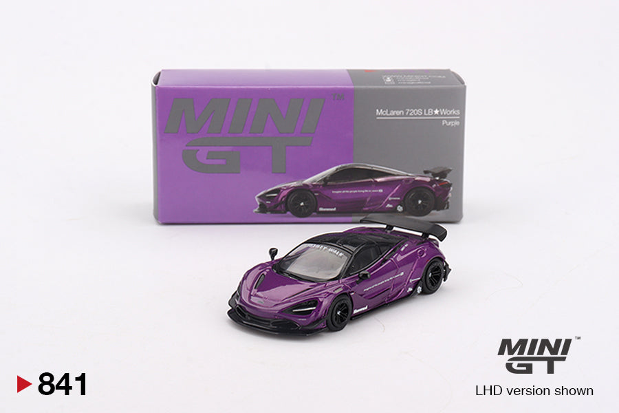 [Preorder] Mini GT:  McLaren 720s LB-Works – Purple