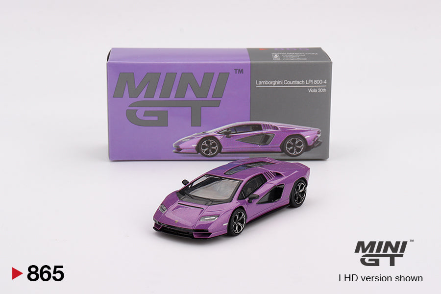 Mini GT: Lamborghini Countach LPI 800-4 – Viola 30th