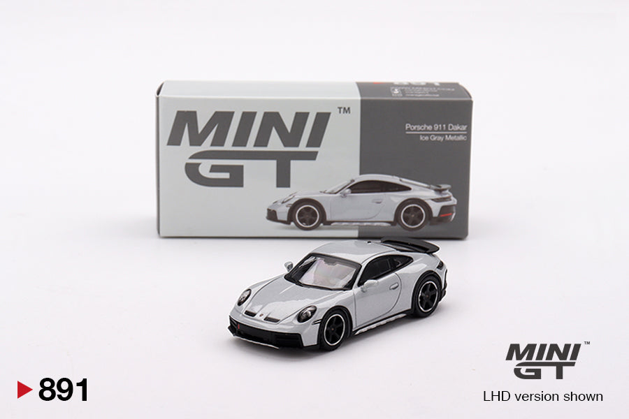 Mini GT:  Porsche 911 Dakar – Ice Gray Metallic