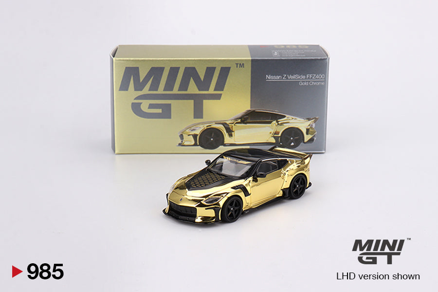 Mini GT VeilSide Gold Chrome 2台セット 📸 @t.anhrb Mini GT Nissan Z VeilSide FFZ400 Gold Chrome