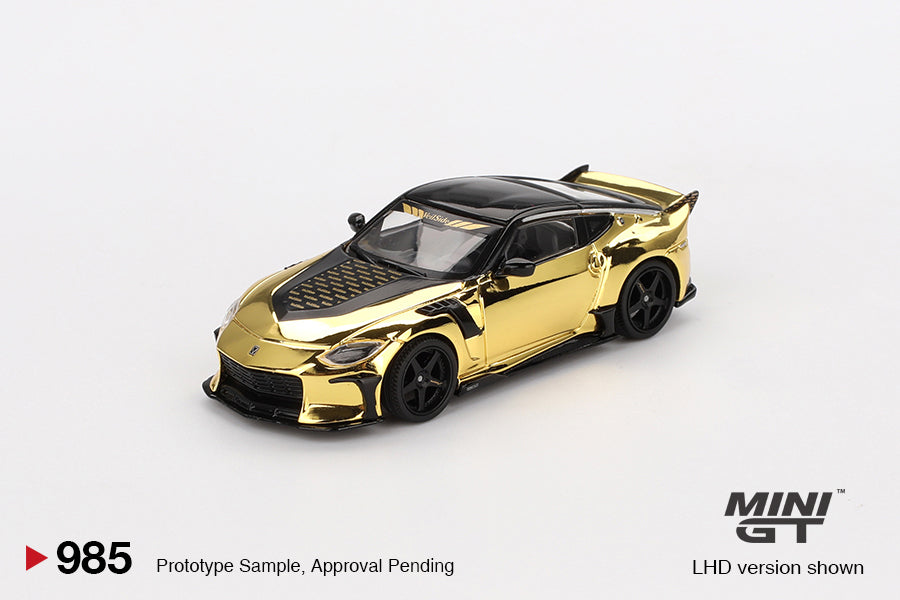 Mini GT: Nissan Z VeilSide FFZ400 – Gold Chrome