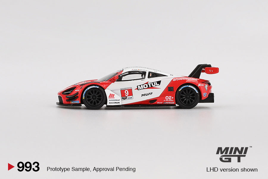 Mini GT: McLaren 720S GT3 Evo Pfaff Motorsports 2024 IMSA Laguna Seca