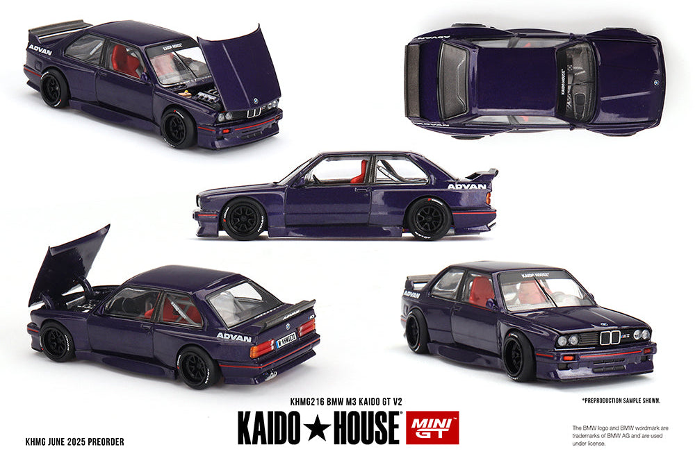 Kaido House x Mini GT BMW M3 Kaido GT V2- Purple