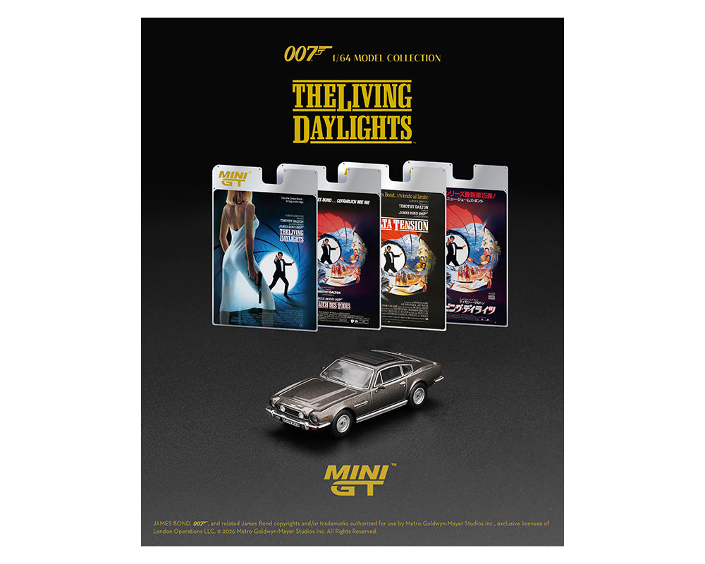 [Preorder] Mini GT: Aston Martin V8 Vantage The Living Daylights – English Packaging