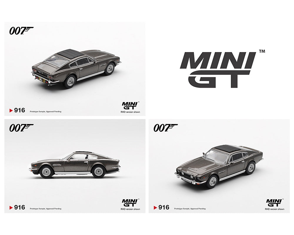 [Preorder] Mini GT: Aston Martin V8 Vantage The Living Daylights – English Packaging