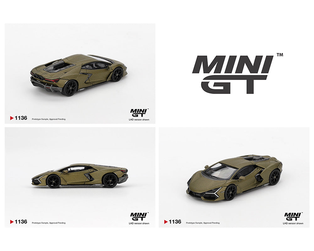 [Preorder] Mini GT: Lamborghini Revuelto – Verde Gea Matte Green