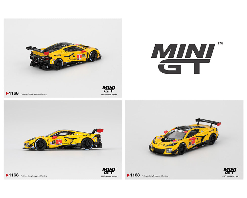 [Preorder] Mini GT: Chevrolet Corvette Z06 GT3.R #3 Corvette Racing by Pratt Miller Motorsports 2025 IMSA Daytona 24 Hrs
