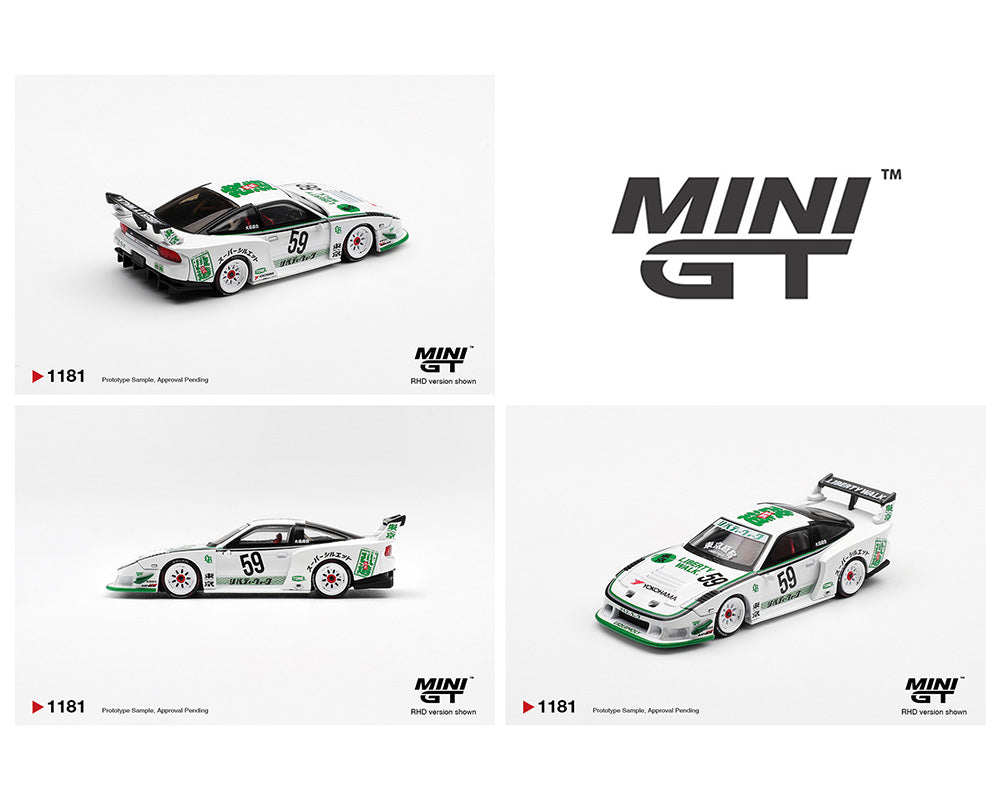 [Preorder] Mini GT: Nissan LB-Silhouette 180SX – White