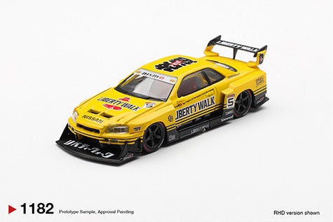 [Preorder] Mini GT: Nissan LB-ER34 Super Silhouette SKYLINE Sport Yellow