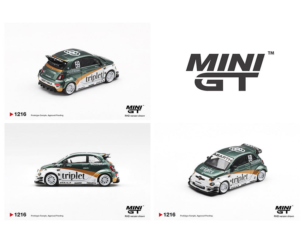 [Preorder] Mini GT: Abarth 595 LB-WORKS TY Edition