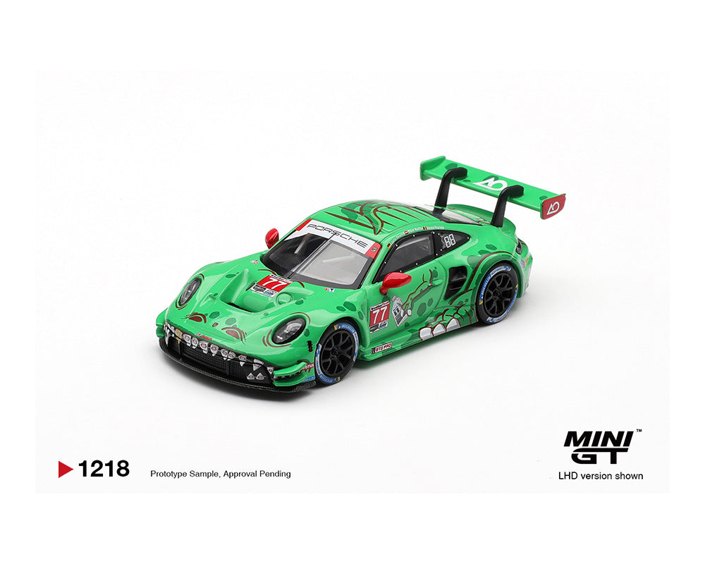 [Preorder] Mini GT: Porsche 911 GT3 R (992) #77 AO Racing 2025 IMSA Sebring 12 Hrs Class Winner