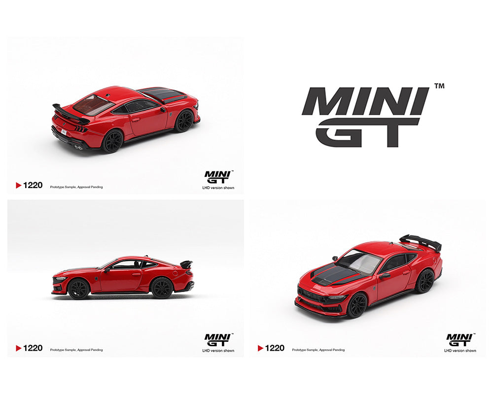 [Preorder] Mini GT: Ford Mustang Dark Horse – Race Red