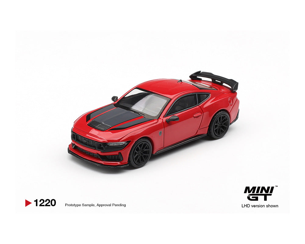 [Preorder] Mini GT: Ford Mustang Dark Horse – Race Red