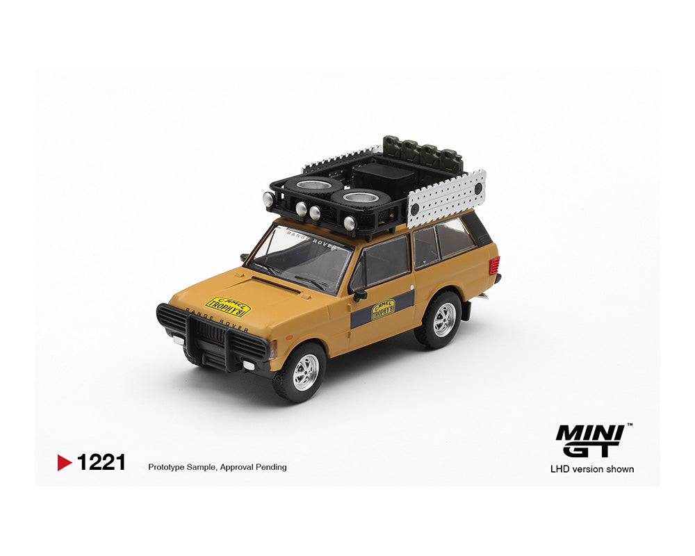 [Preorder] Mini GT: Range Rover 1981 Camel Trophy Sumatra K. Stoppa & A. Valldorf