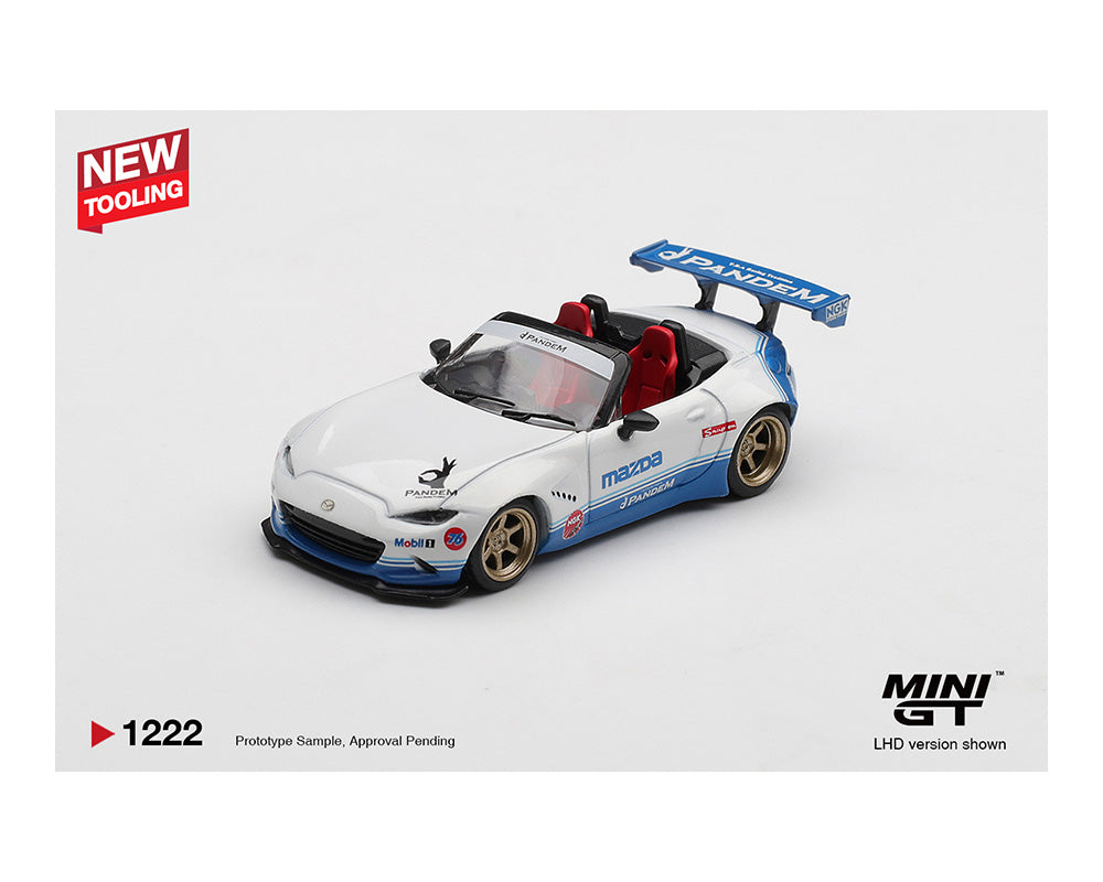 [Preorder] Mini GT: Mazda Miata MX-5 (ND) Pandem IMSA – White