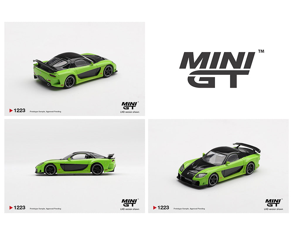[Preorder] Mini GT: Mazda RX-7 VeilSide Fortune7 - Green