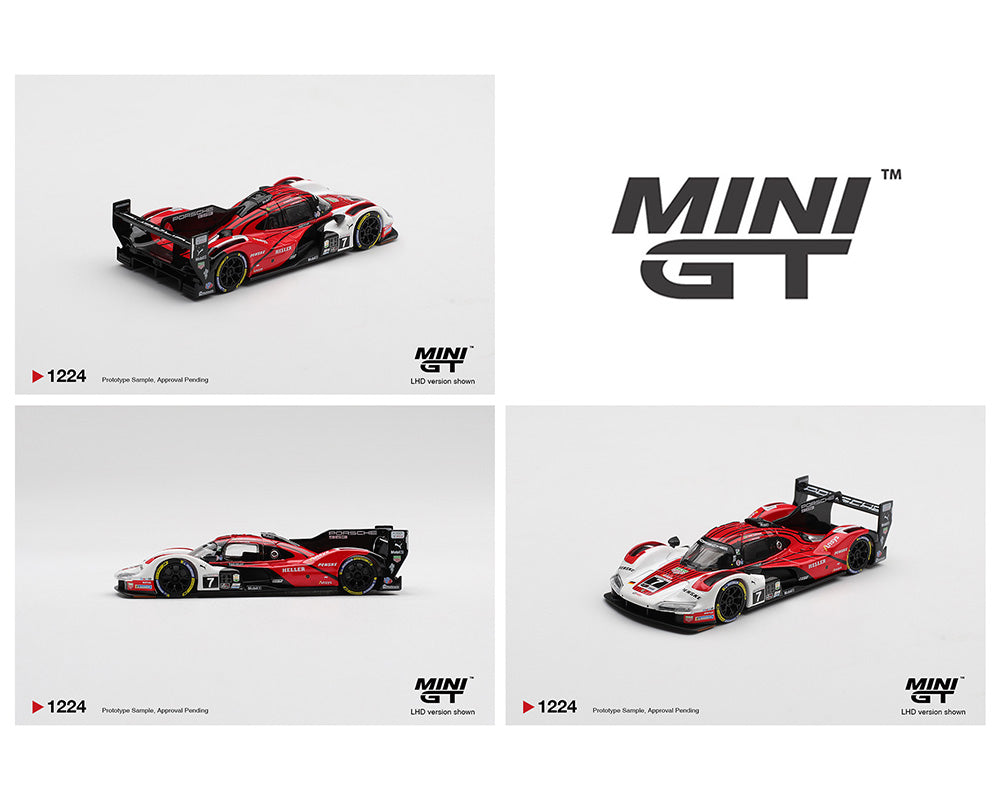 [Preorder] Mini GT: Porsche 963 #7 Porsche Penske Motorsport 2025 IMSA Daytona 24 Hrs Winner