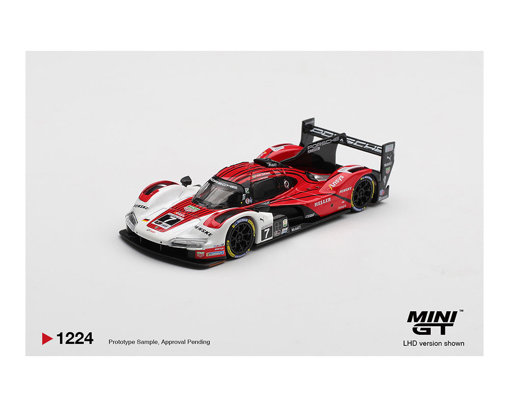 [Preorder] Mini GT: Porsche 963 #7 Porsche Penske Motorsport 2025 IMSA Daytona 24 Hrs Winner