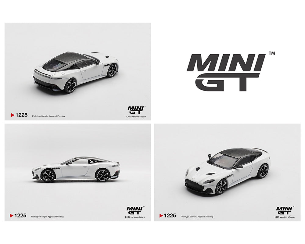 [Preorder] Mini GT: Aston Martin DBS Stratus – White