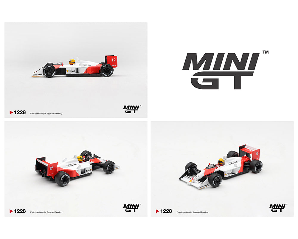 [Preorder] Mini GT: McLaren MP4/4 #12 Ayrton Senna 1988 Canadian Grand Prix Winner – Limited Edition