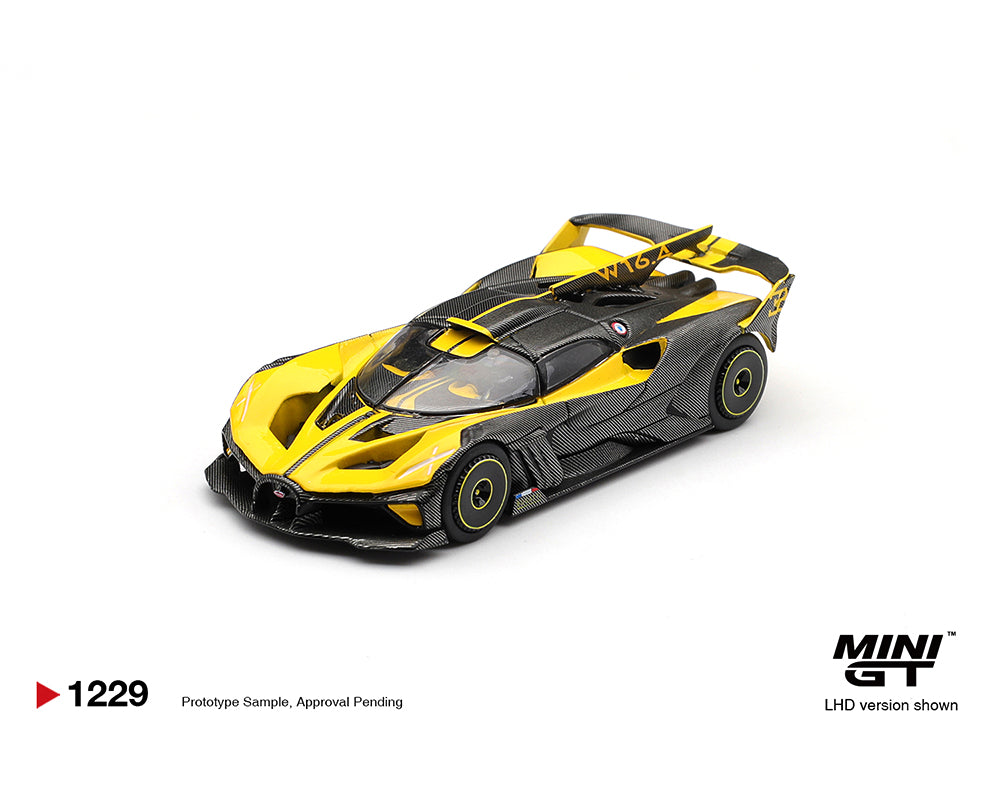 [Preorder] Mini GT: Bugatti Bolide – Yellow – Limited Edition
