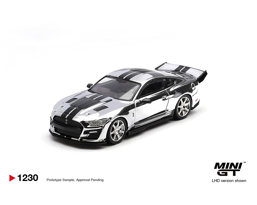 [Preorder] Mini GT: Shelby GT500 Dragon Snake Concept – Chrome Silver – Limited Edition