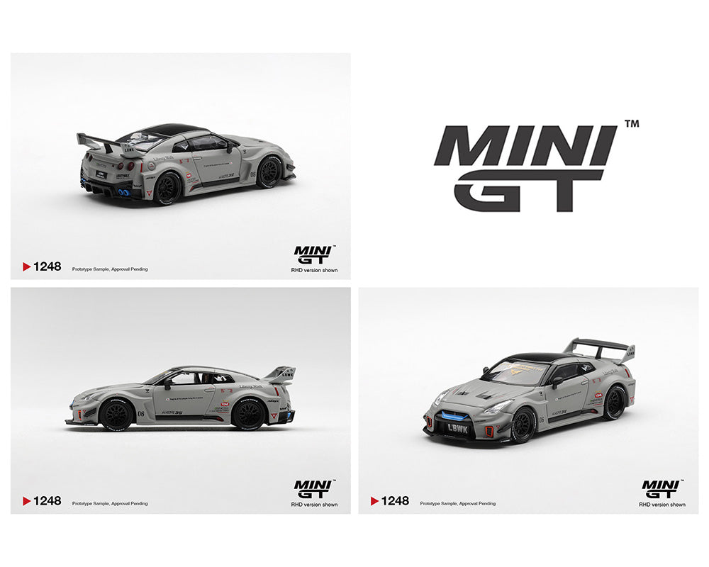 [Preorder] Mini GT: NISSAN LB-Silhouette WORKS GT 35GT-RR Ver.1 – Matt Grey – Limited Edition