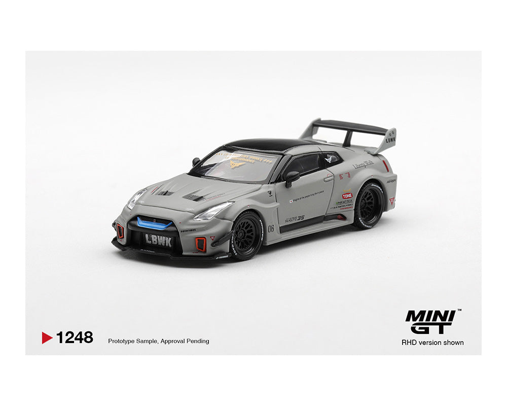 [Preorder] Mini GT: NISSAN LB-Silhouette WORKS GT 35GT-RR Ver.1 – Matt Grey – Limited Edition