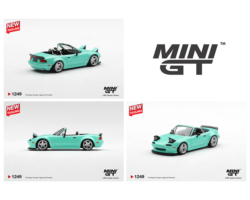 [Preorder] Mini GT: Mazda MX-5 (NA) Pandem – Mint Green – Limited Edition