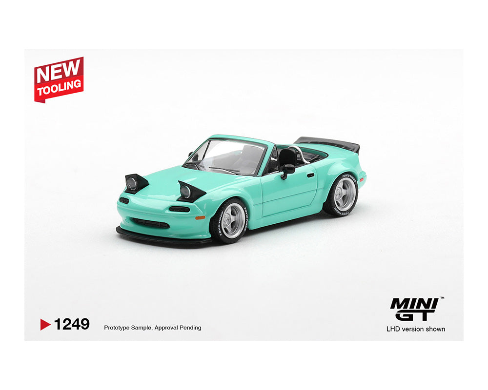[Preorder] Mini GT: Mazda MX-5 (NA) Pandem – Mint Green – Limited Edition