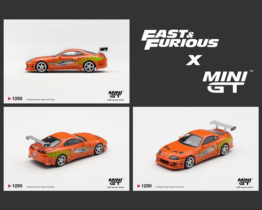 [Preorder] Mini GT: Fast & Furious Toyota Supra BOMEX ” The Fast and the Furious” Brian O’Conner – Limited Edition