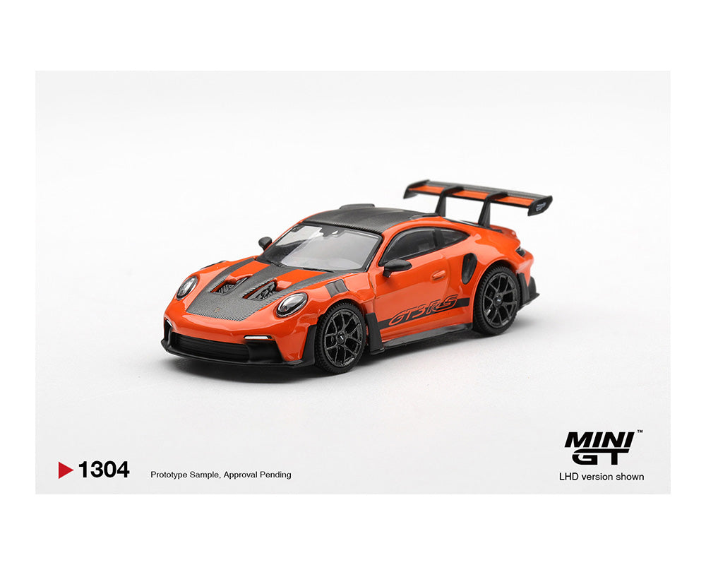 [Preorder] Mini GT: Porsche 911 (992) GT3 RS Weissach Package – Gulf Orange – Limited Edition