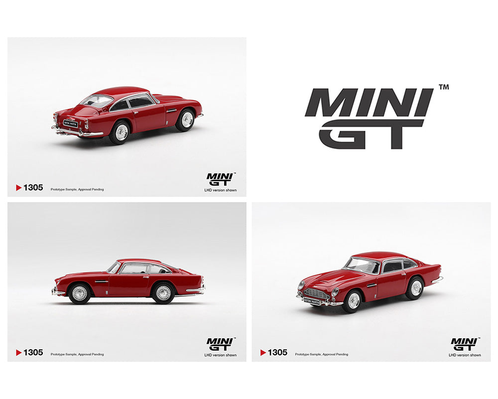 [Preorder] Mini GT: Aston Martin DB5 – Fiesta Red – Limited Edition