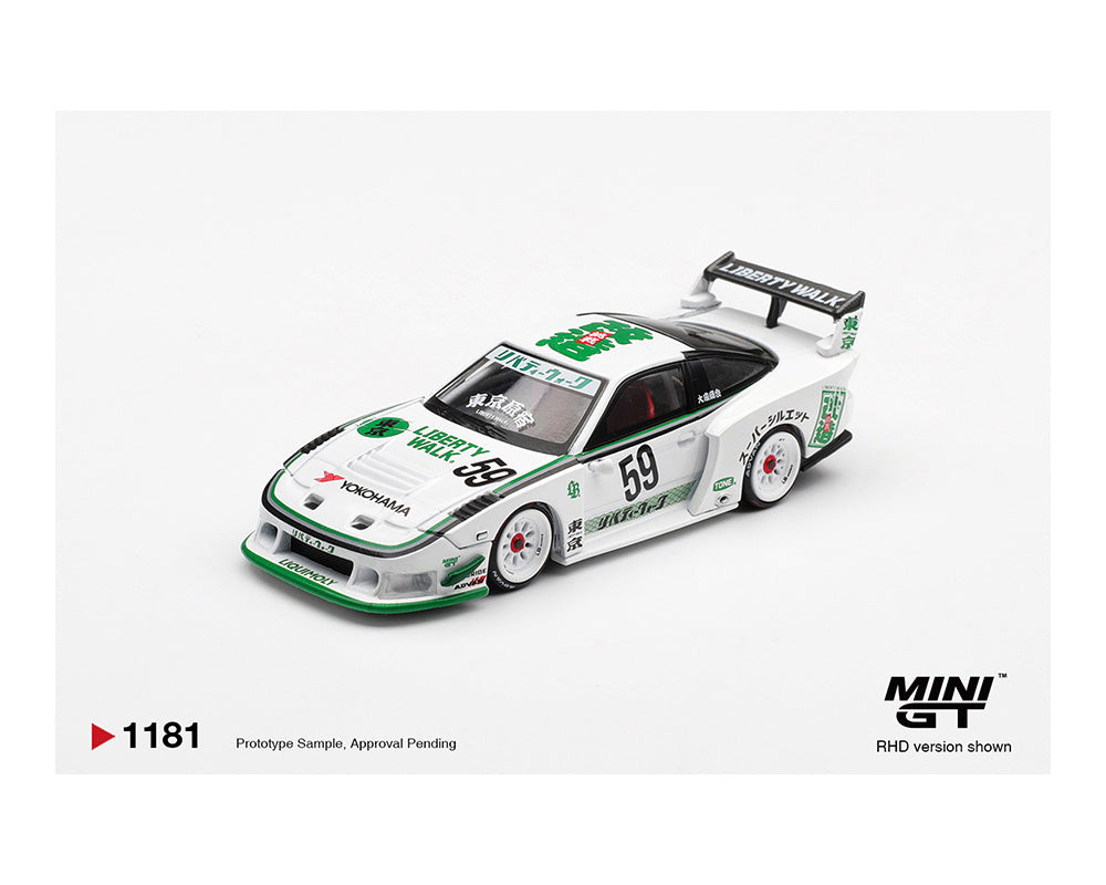 [Preorder] Mini GT: Nissan LB-Silhouette 180SX – White