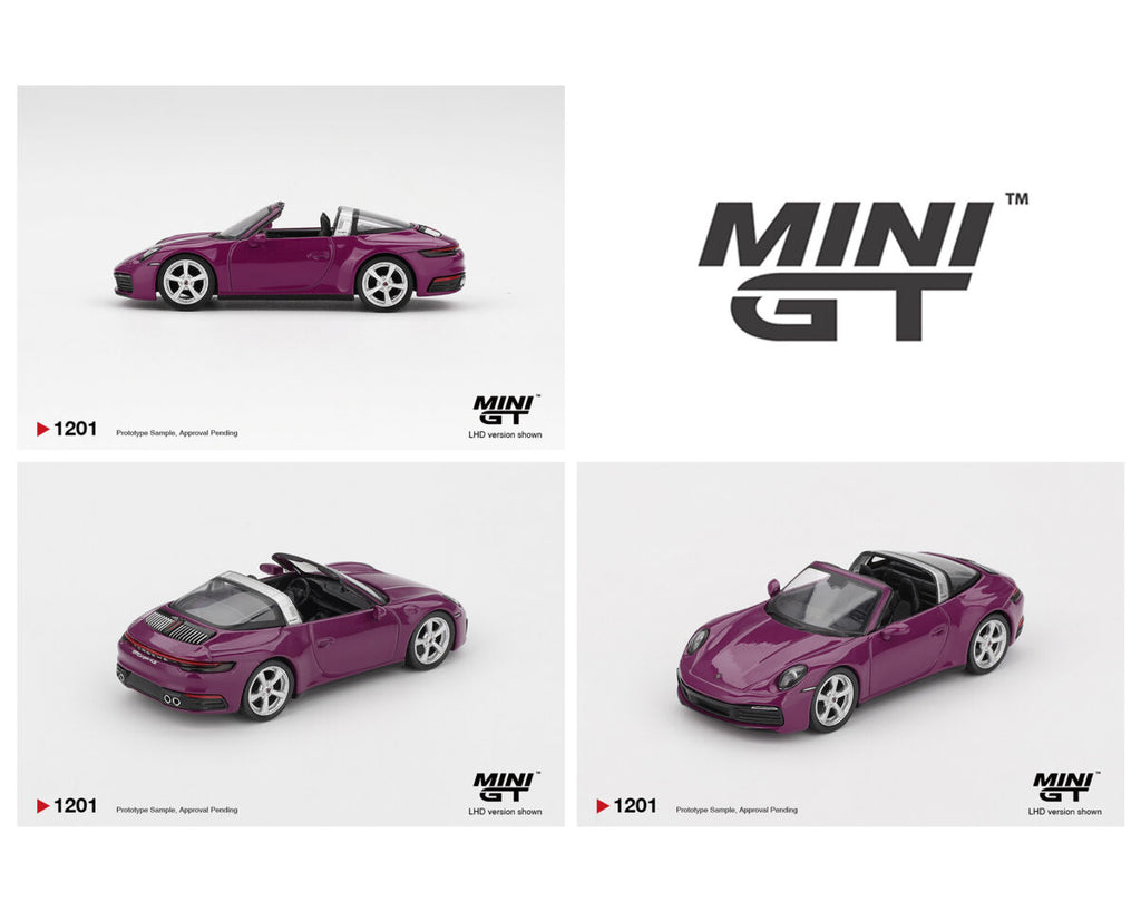 [Preorder] Mini GT: Porsche 911 (992.1) Rubystone Red Set of 4 – Special Edition