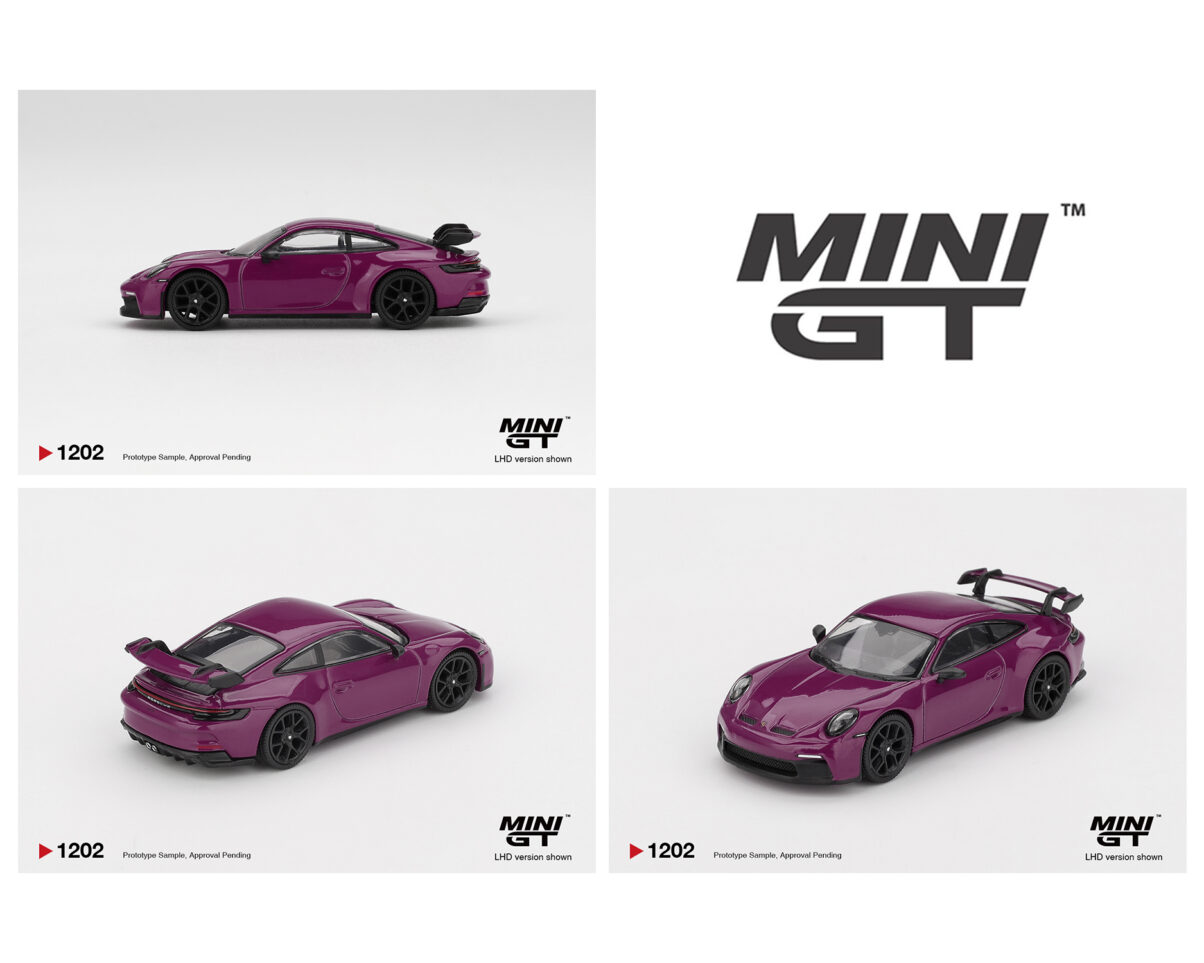 [Preorder] Mini GT: Porsche 911 (992.1) Rubystone Red Set of 4 – Special Edition