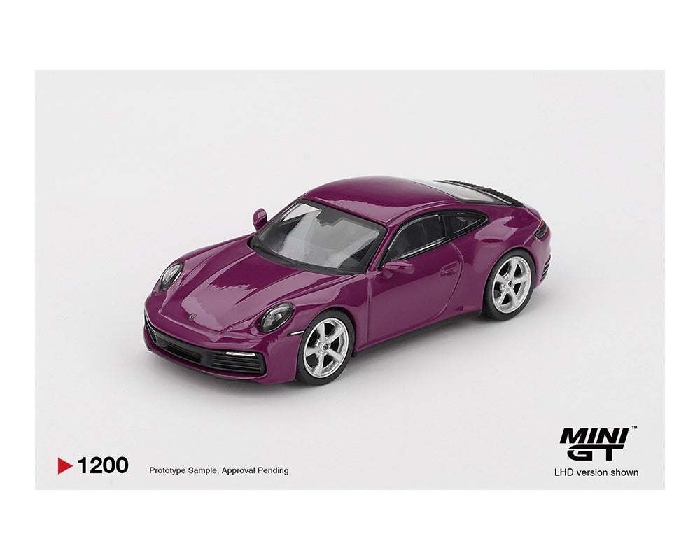 [Preorder] Mini GT: Porsche 911 (992.1) Rubystone Red Set of 4 – Special Edition