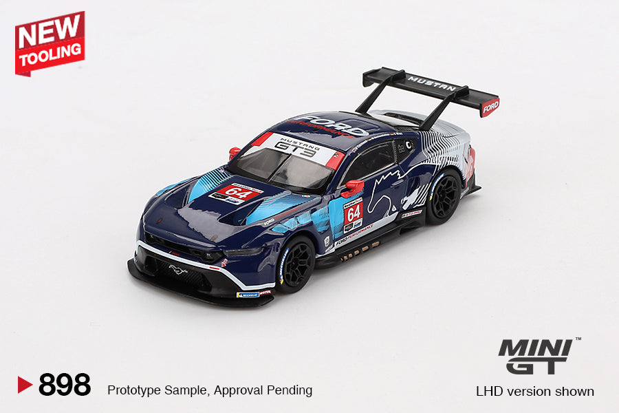 [Preorder] Mini GT 1:64 Ford Mustang GT3 #64 Ford Multimatic Motorsports 2024 IMSA Daytona 24Hrs