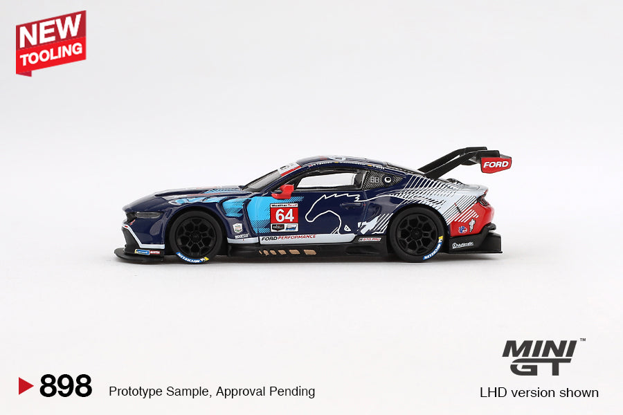 [Preorder] Mini GT 1:64 Ford Mustang GT3 #64 Ford Multimatic Motorsports 2024 IMSA Daytona 24Hrs