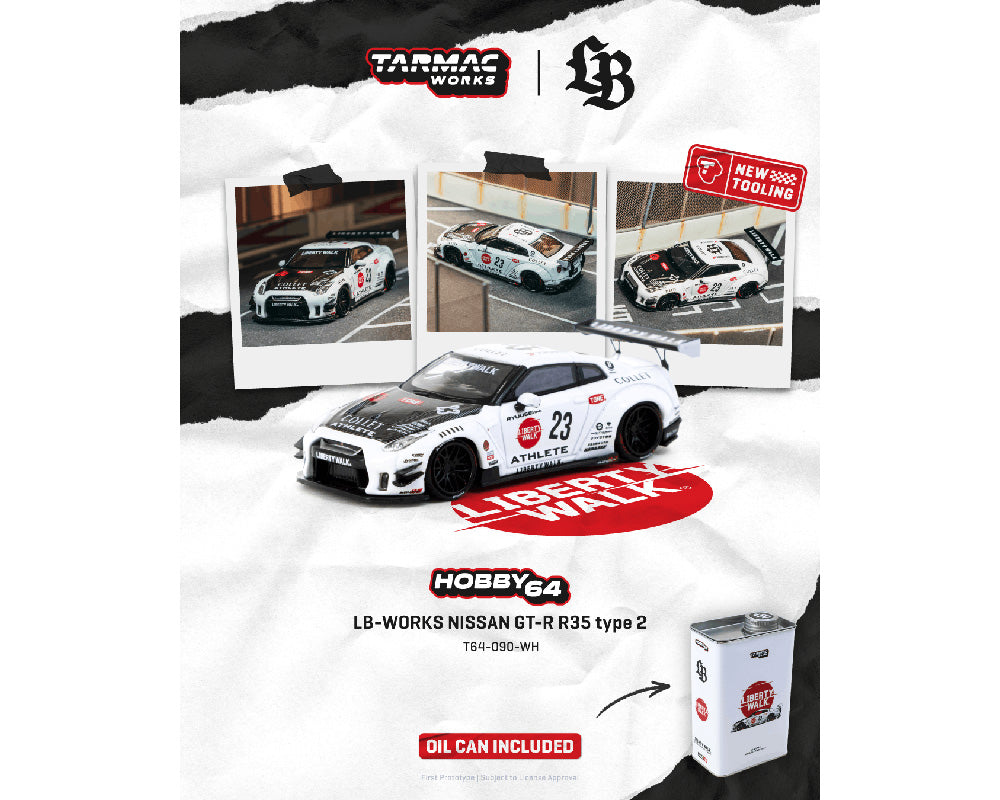 Preorder] Tarmac Works: LB-WORKS NISSAN GT-R R35 type 2 With Oil