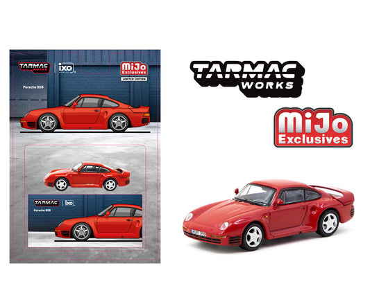 [Preorder] Tarmac Works: Porsche 959 – Red- MiJo Exclusives
