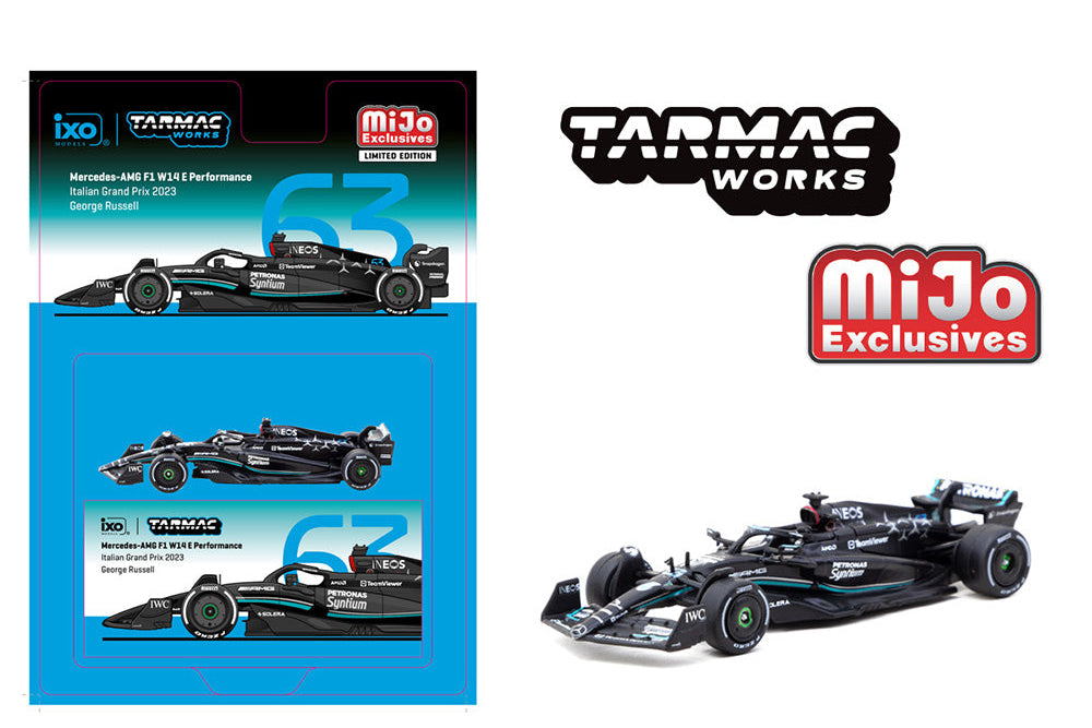[Preorder] Tarmac Works: Mercedes-AMG F1 W14 - Italian GP 2023 George Russell